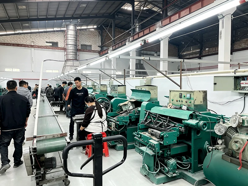 Flatware polishing workshop