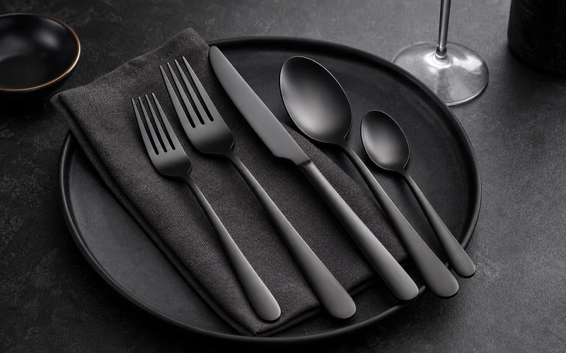 Matte black hospitality series