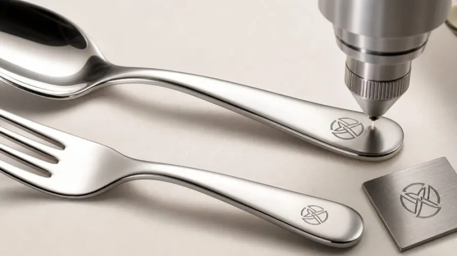 Custom packaging and logo flatware