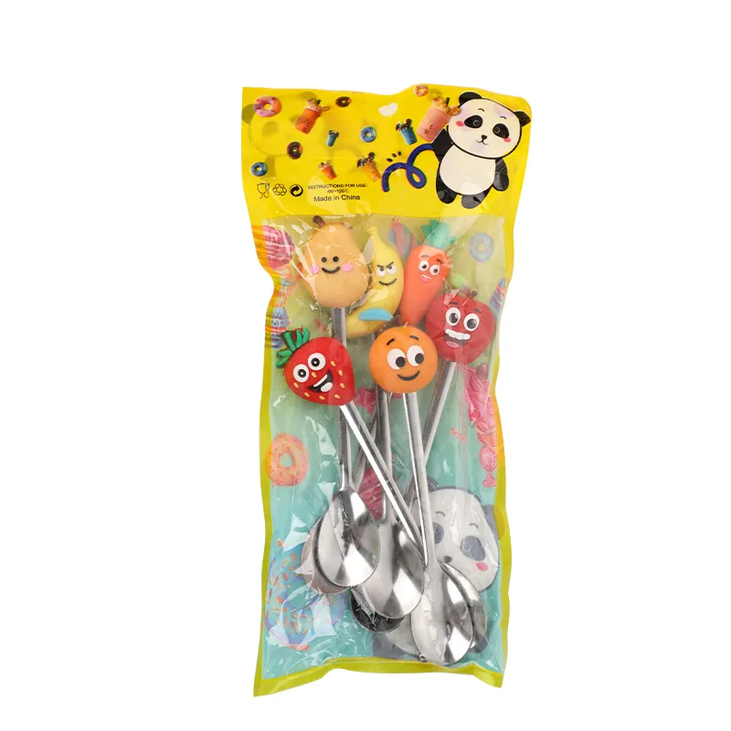 Wholesale Jieyang Factory Stainless Steel Fruit Spoon Decoration Asia