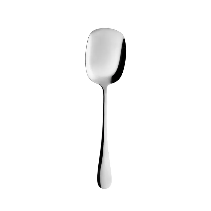 Commercial Grade Stainless Steel Square Head Shovel Spoon Flatware Supplier Mirror Polish 13/0 Stainless Steel