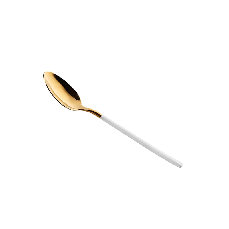 Jieyang factory dinner spoon golden color stainless steel flatware Gold PVD 18/10 Stainless Steel