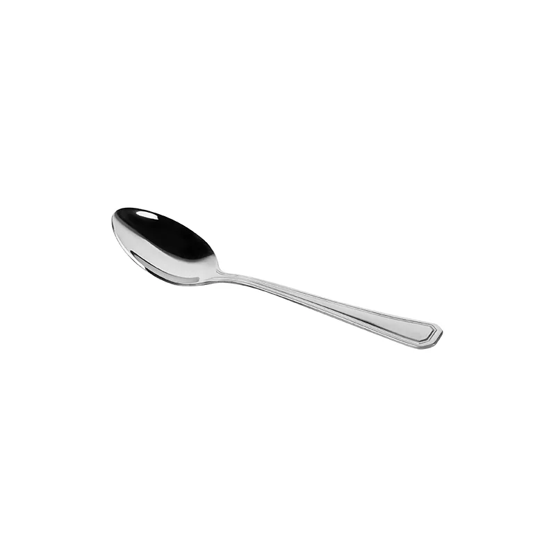 Classic Flat Cutlery 410 Stainless Steel Spoon JieYang Factory Mirror Polish 18/0 Stainless Steel