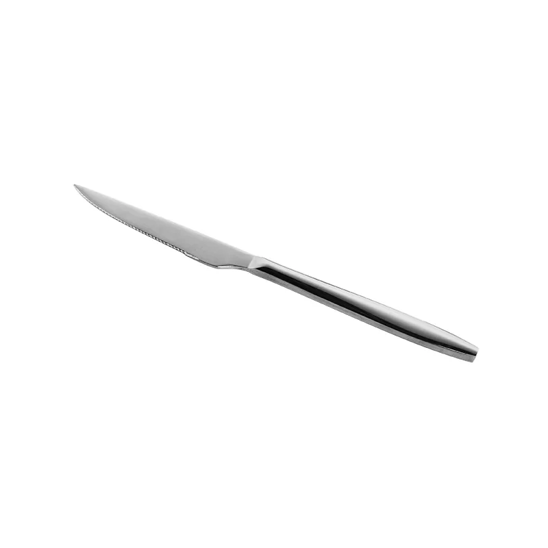 Golden dinner knife jieyang manufacture stainless steel factory 13/0 Stainless Steel Mirror Polish
