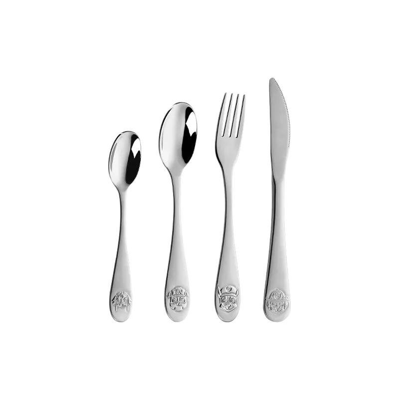 18/10 stainless steel super good quality children cutlery set Mirror Polish 18/10 Stainless Steel, 18/8 Stainless Steel