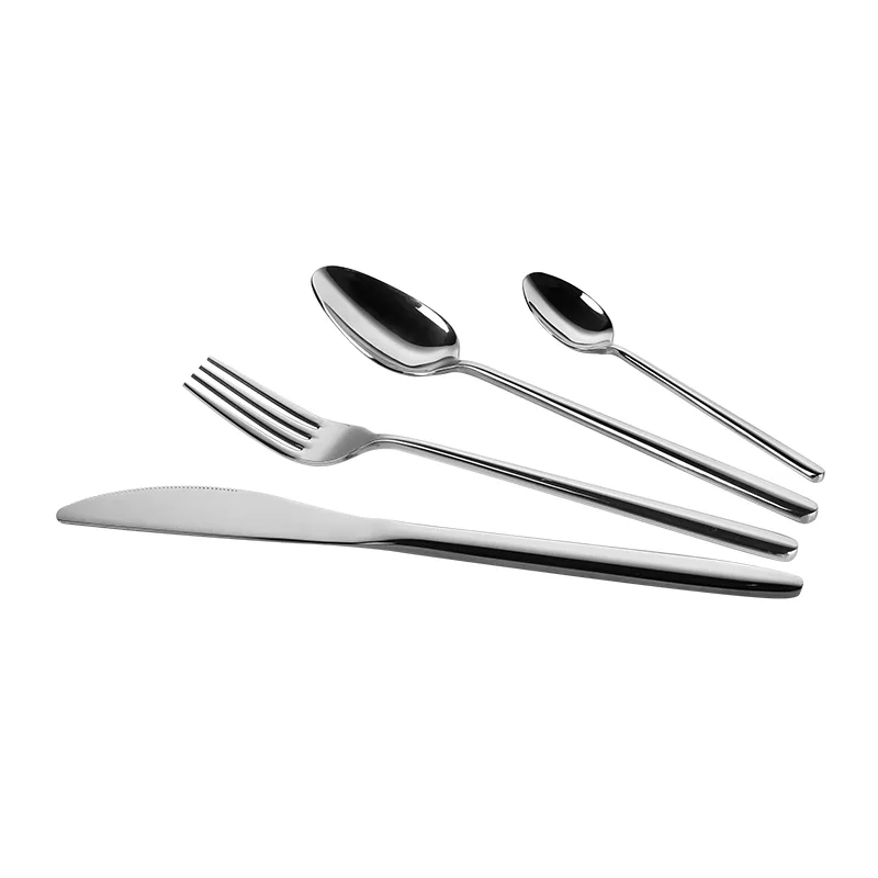 16PCS Morden Design Stainless Steel Flatware Set Wholesale Mirror Polish 13/0 Stainless Steel